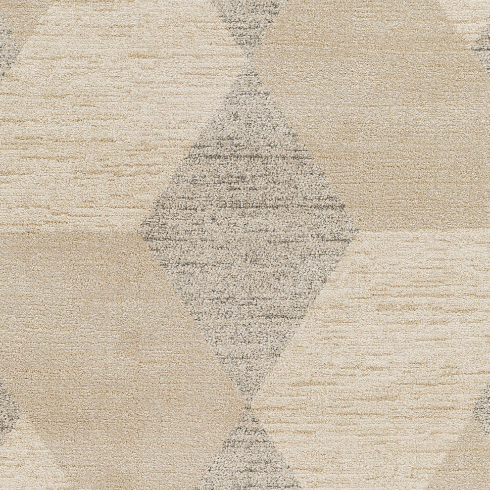 Surya Gavic GVC-2316 Machine Woven Area Rug, Ivory, 4'3" x 5'11"