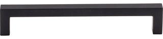 Top Knobs M1156 Square 6-5/16 Inch Center to Center Handle - Flat Black