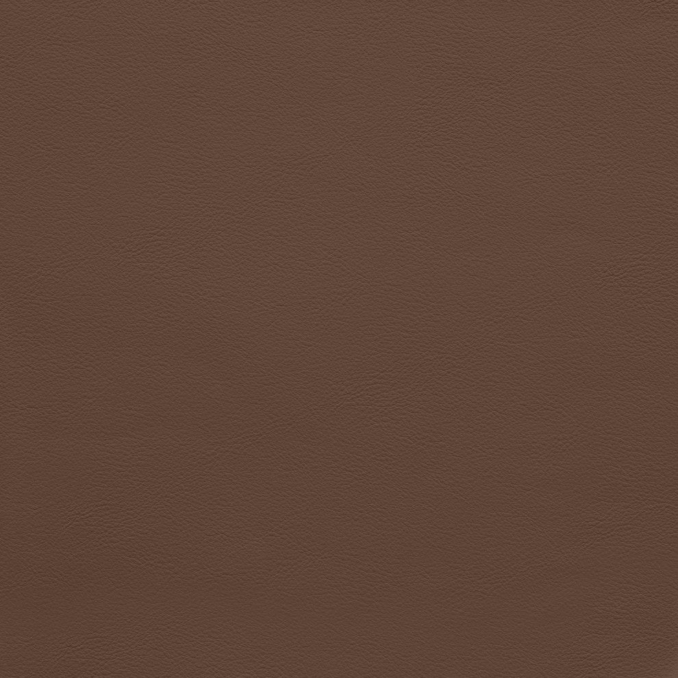 Arc Upholstered Modular Component, Brown, 1-Piece: Curved Corner, Vegan Leather