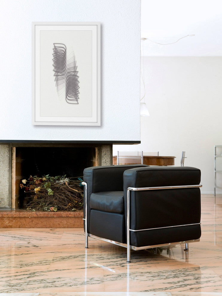 Marmont Hill, "Geometric Motion" by Bryon White Framed Painting Print, 24x36