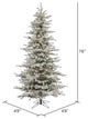 6.5' X 48" Flocked Slim Sierra 550Ww Led