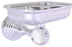 Pacific Grove Wall-Mount Soap Dish Holder with Twist Accents, Polished Chrome