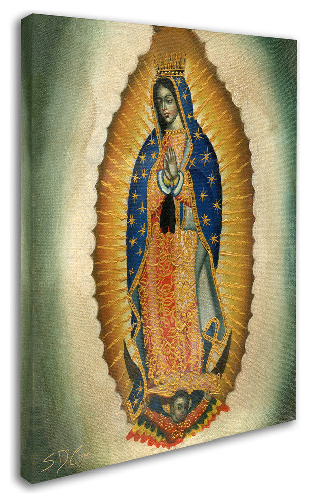 Sergio Cruze 'The Virgin' Canvas Art, 32"x24"