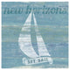 "Drift Sailboat" Digital Paper Print by Sue Schlabach, 26"x26"