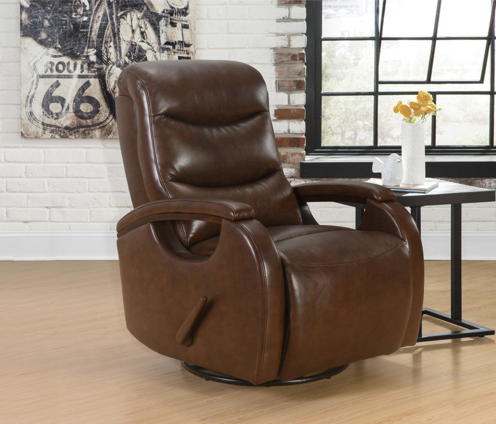 Jonas Swivel Glider Recliner, Wenlock Double Chocolate
