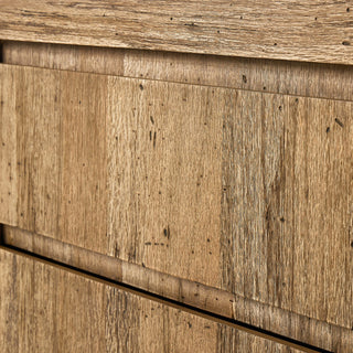 Abaso Nightstand Rustic Wormwood Oak