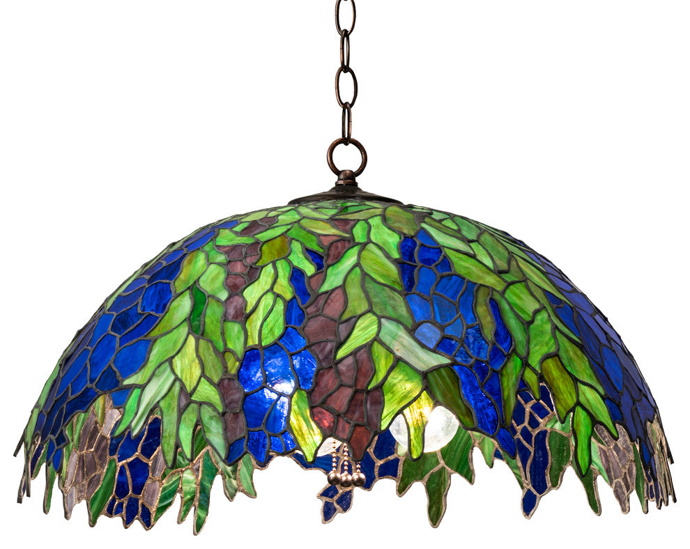 22 Wide Tiffany Honey Locust Pendant