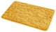 Bath Rug Memory Foam Mat 3D Pebble 32"x20", Yellow Mustard, Bath Mat