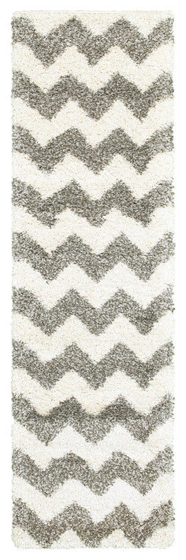 Oriental Weavers Henderson Grey/ Ivory Geometric Indoor Area Rug 6'7"X9'6"