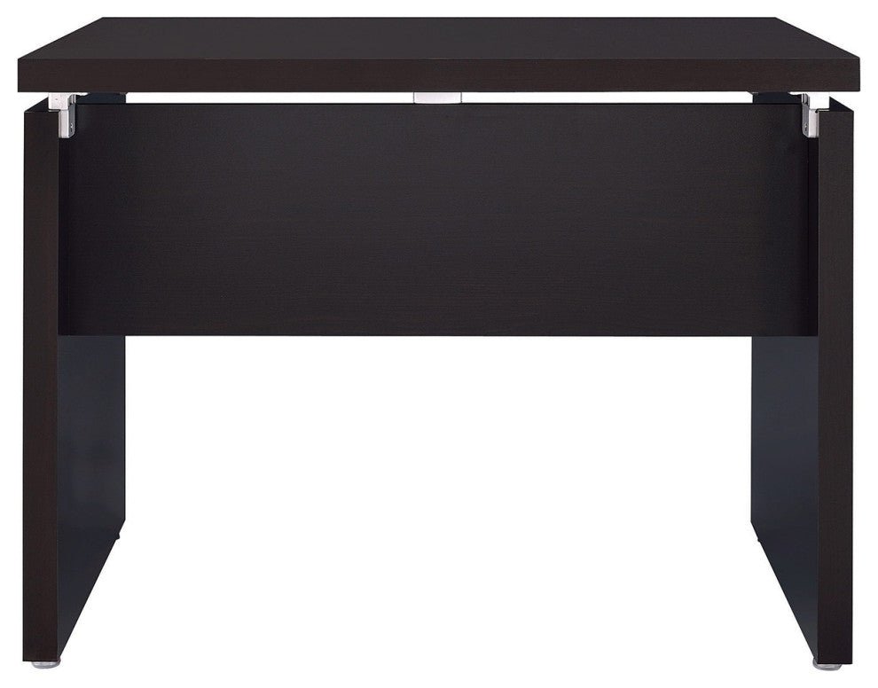 Wooden Extension Desk, Cappuccino