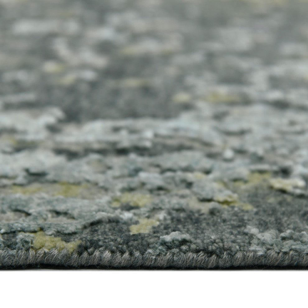 Mystique Linden Area Rug, Gray and Beige, 10' x 14', Abstract