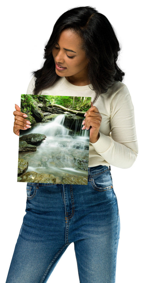 Pixley Falls 2 Landscape Photo, Waterfall Unframed Wall Art Print, 8" X 10"
