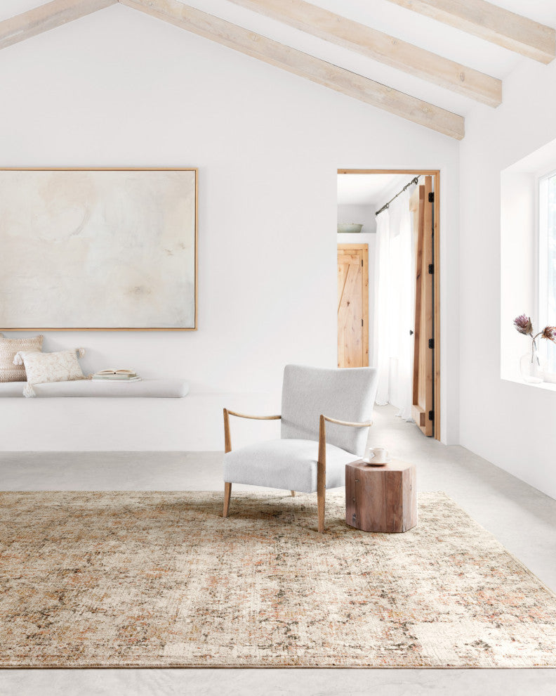 Theia Area Rug by Loloi, Taupe/Gold, 7'10"x10'