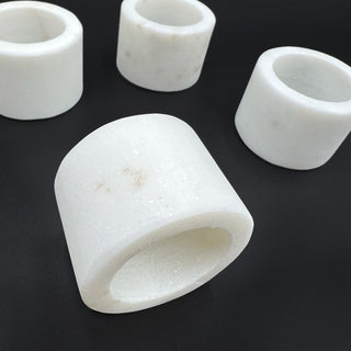 Real Marble Napkin Rings, 1 Box/12 Pieces