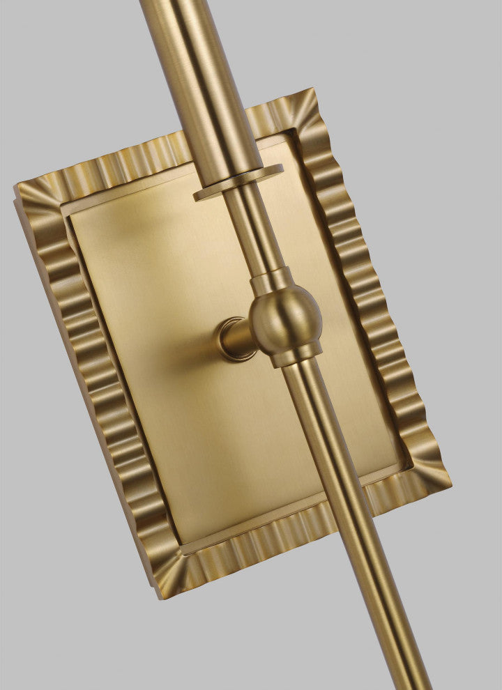 1-Light Sconce, Burnished Brass
