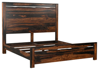Aubrey Live Edge Wood Panel Bed, King
