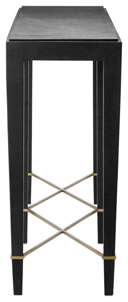 Verona Black Console Table