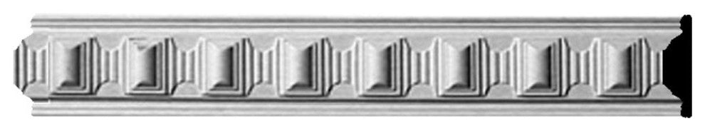 2 3/8"H x 5/8"P, 96"L, (1 7/8" Repeat), Carrillo Chair Rail