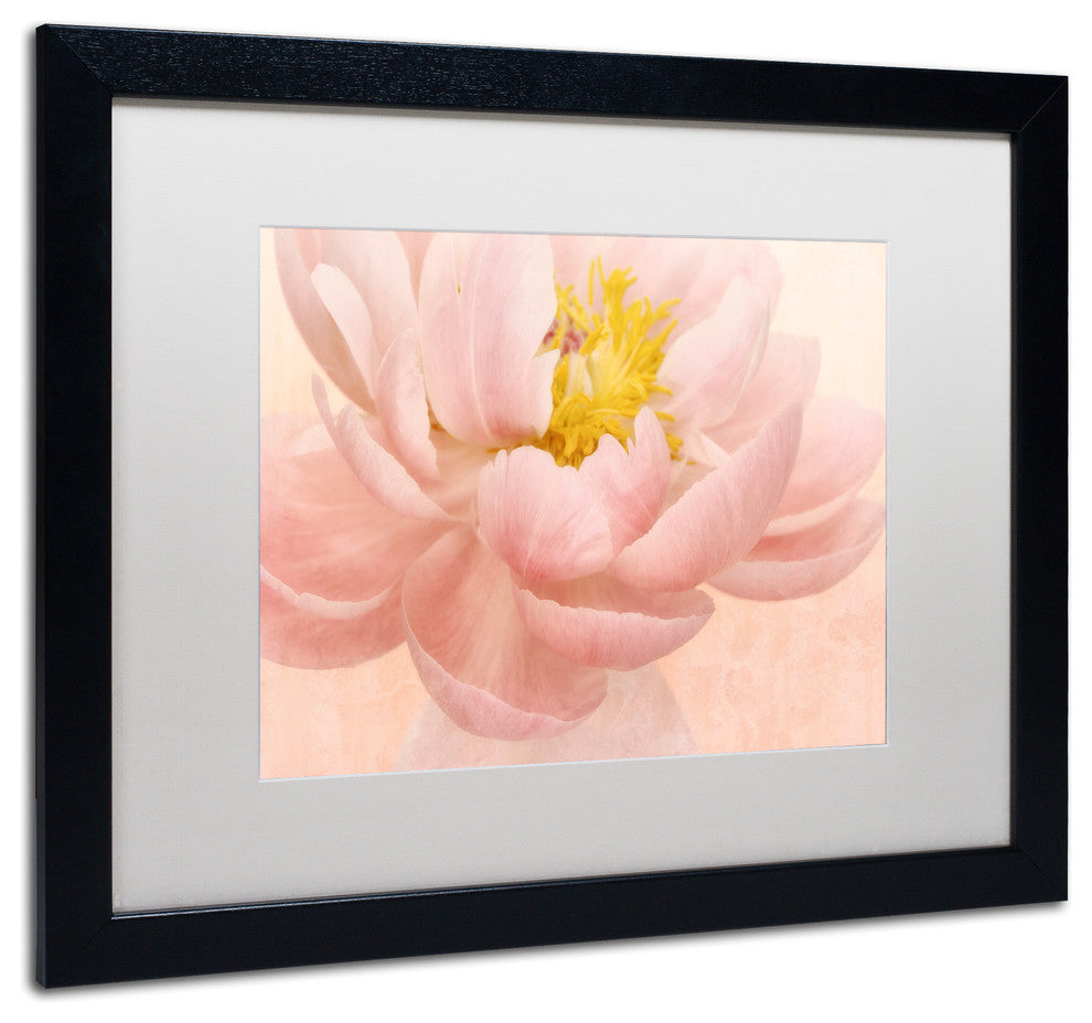 Cora Niele ''Pink Peony'' Matted Framed Art