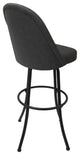 Swivel Counter 26" 30" Extra Tall 34" Metal Bar Stool M-235, Grey Vinyl - Grey