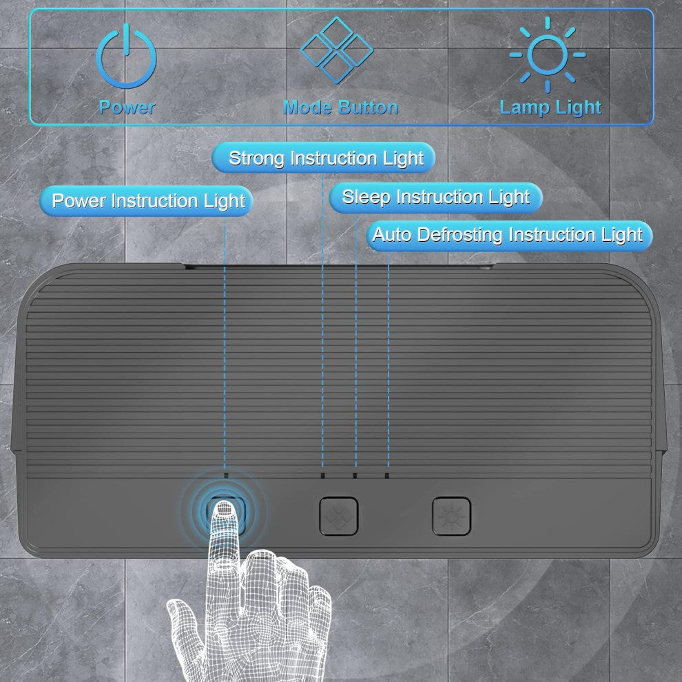 Dehumidifiers for Room, Upgraded version 85 OZ Dehumidifiers, 6500 Cubic Feet., Dark Grey