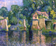 Theodore Earl Butler The Red Bridge in Vernon Wrapped Canvas