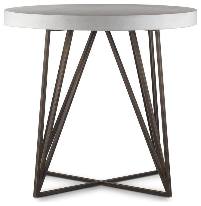 Sonder Living Emerson Side Table | 26" Dia.