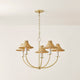 Mitzi Twila Chandelier Vintage Gold Leaf