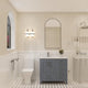 Rooh Bathroom Vanity, Charcoal Gray, 36l", Vanity Cabinet Only