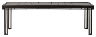 Patinero Charcoal Satin Finish Patio Coffee Table