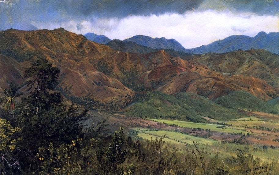 Frederic Edwin Church Red Hills near Kingston Jamaica Wall Decal