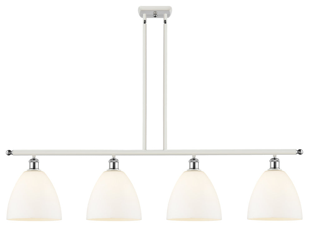 Innovations 516-4I-WPC-GBD-91 4 Light Island Light, White, Polished Chrome