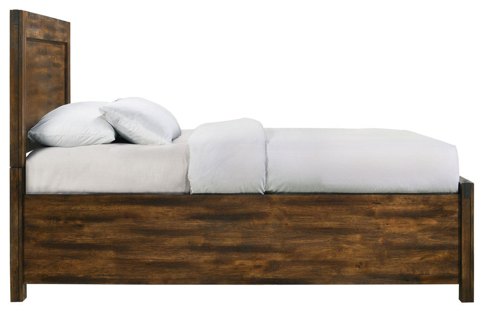 Picket House Furnishings Wren Full Platform Storage Bed, Chestnut