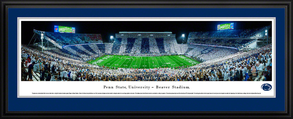 Penn State University, Stripe, Deluxe Frame