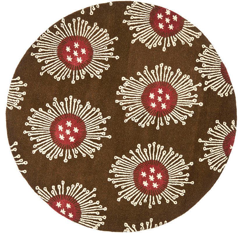 Safavieh Soho Soh852A Rug, Brown/Multi, 3'6"x5'6"
