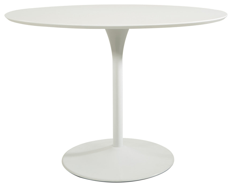 Flower Dining Table With White Top and Base