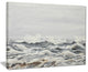 "Gray Sea Waves" Canvas Print