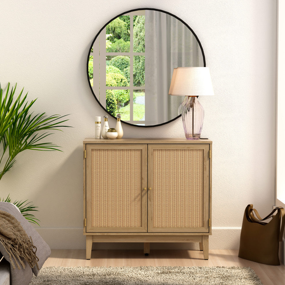 Bodrum 31"H, 2-Door Accent Cabinet