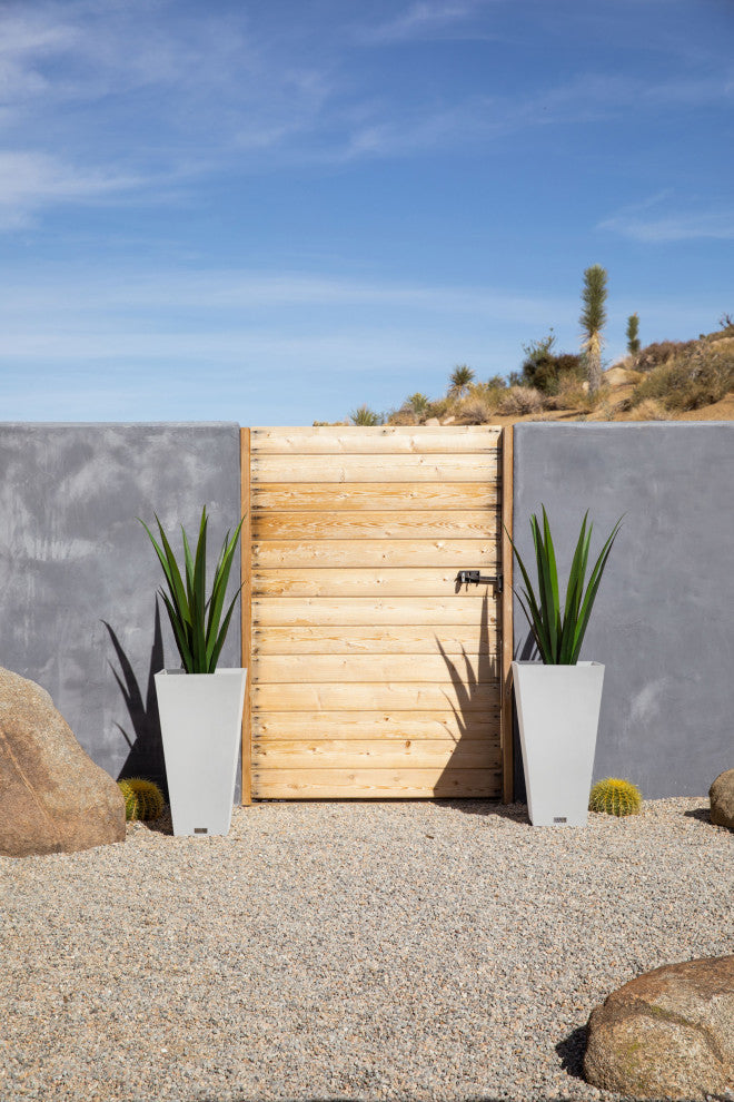 Midland Tall Square Planter, White, 26'', 1 Pack