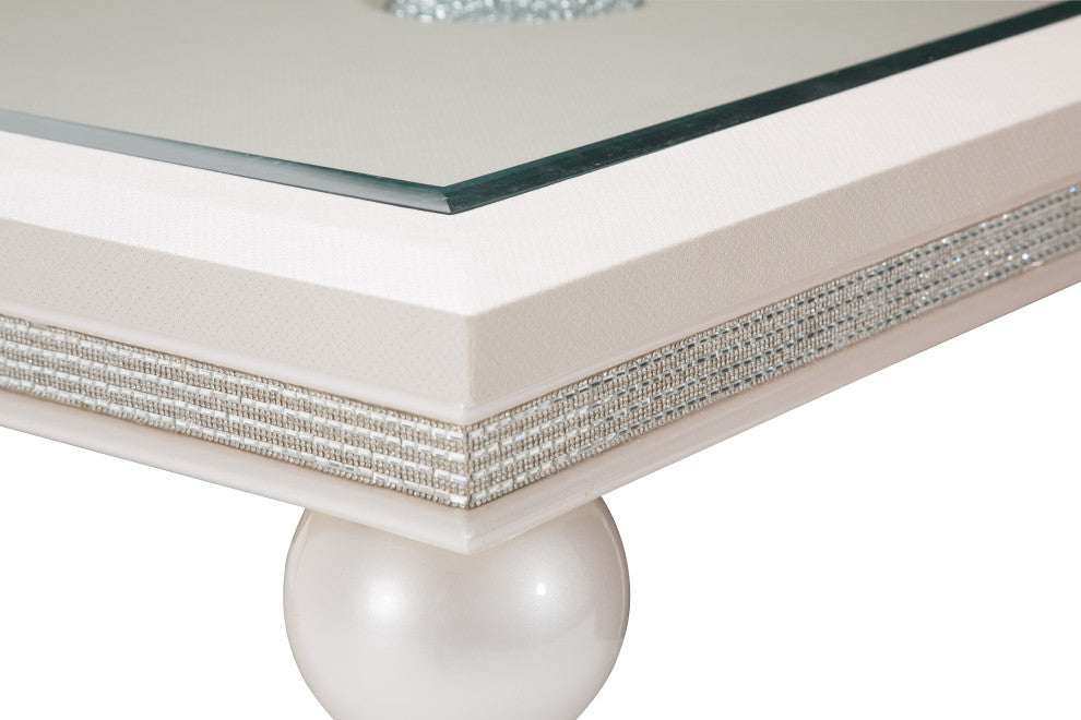 Glimmering Heights Rectangular Dining Table - Ivory