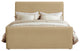 Sloan Black Velvet Full Bed, Camel, Full