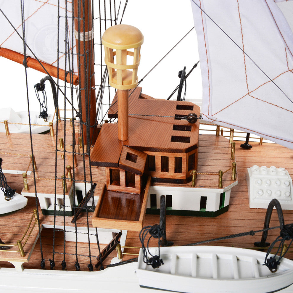 Esmeralda Painted Museum-quality Fully Assembled Wooden Model Ship