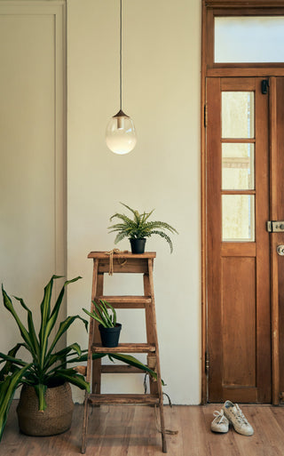 MIST LED Pendant, Cocoa, Small