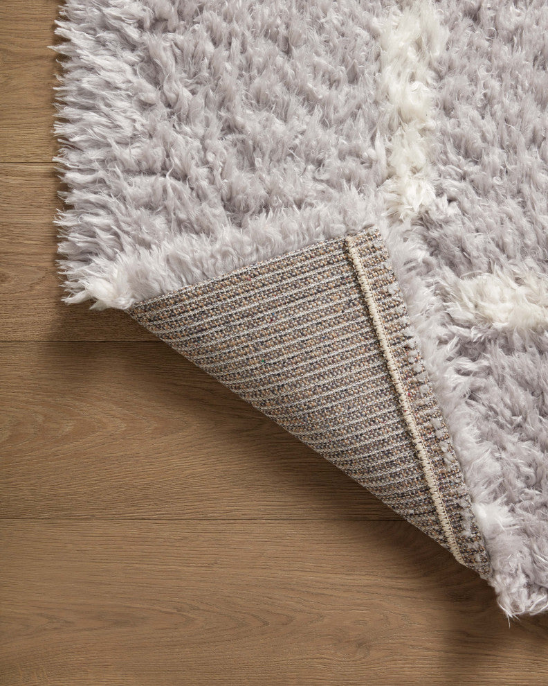 Angela Rose x Loloi Amira Silver / Ivory 3''-11" x 5''-6" Accent Rug