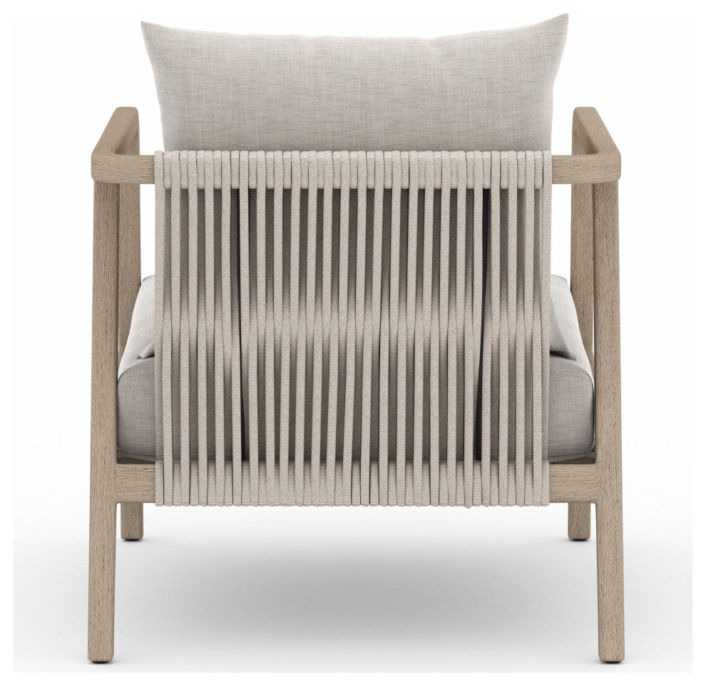 Numa Outdoor Chair-Brown/Stone Grey