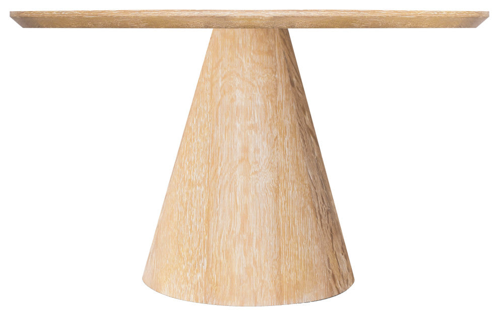 Linette Dining Table, Solid White Oak Wood