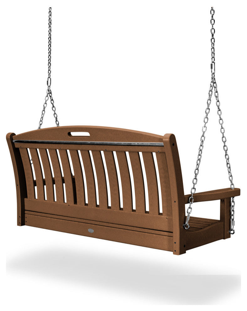 Polywood Nautical 48" Swing, Teak