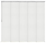 Danilo 5-Panel Track Extendable Vertical Blinds 58-110"W