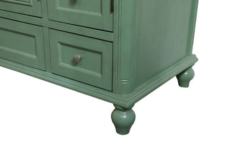 Home Living Single Bathroom Vanity, Vintage Mint, 42"