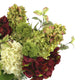 Creative Displays Arrangement, Hydrangea, Sedum and Ivy, Glass Vase With Rope